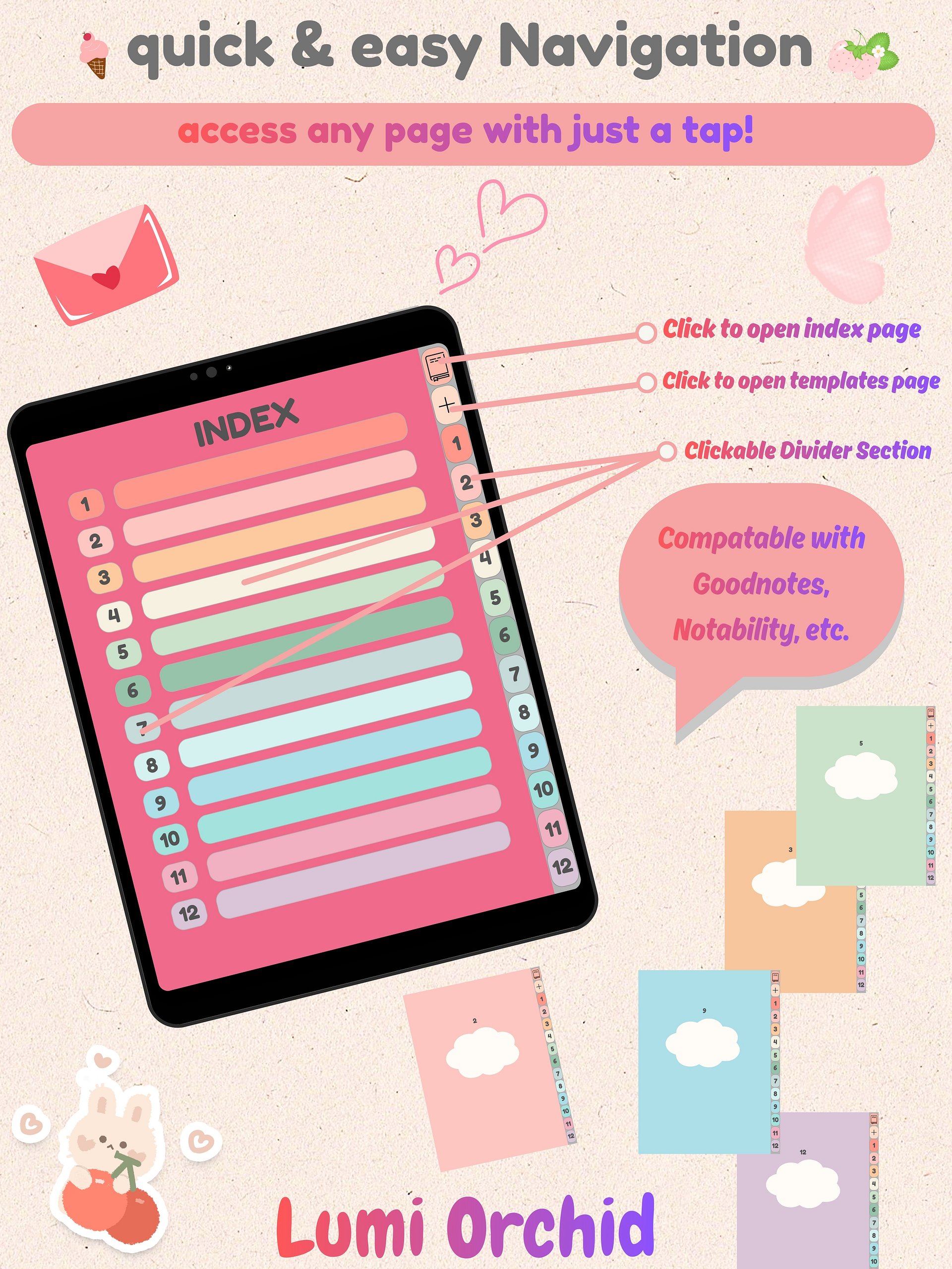 Pink Digital notebook product image (2)