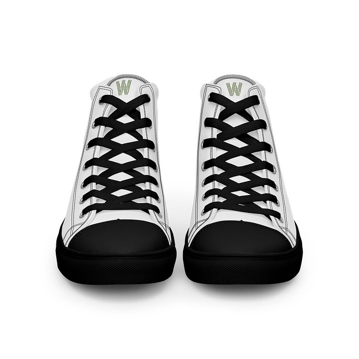 Olive Ribbon 'W' Women's High-Tops product image (1)