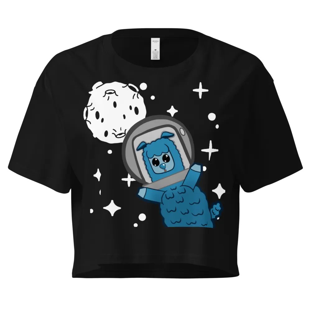 Llamanaut Crop Top product image (1)