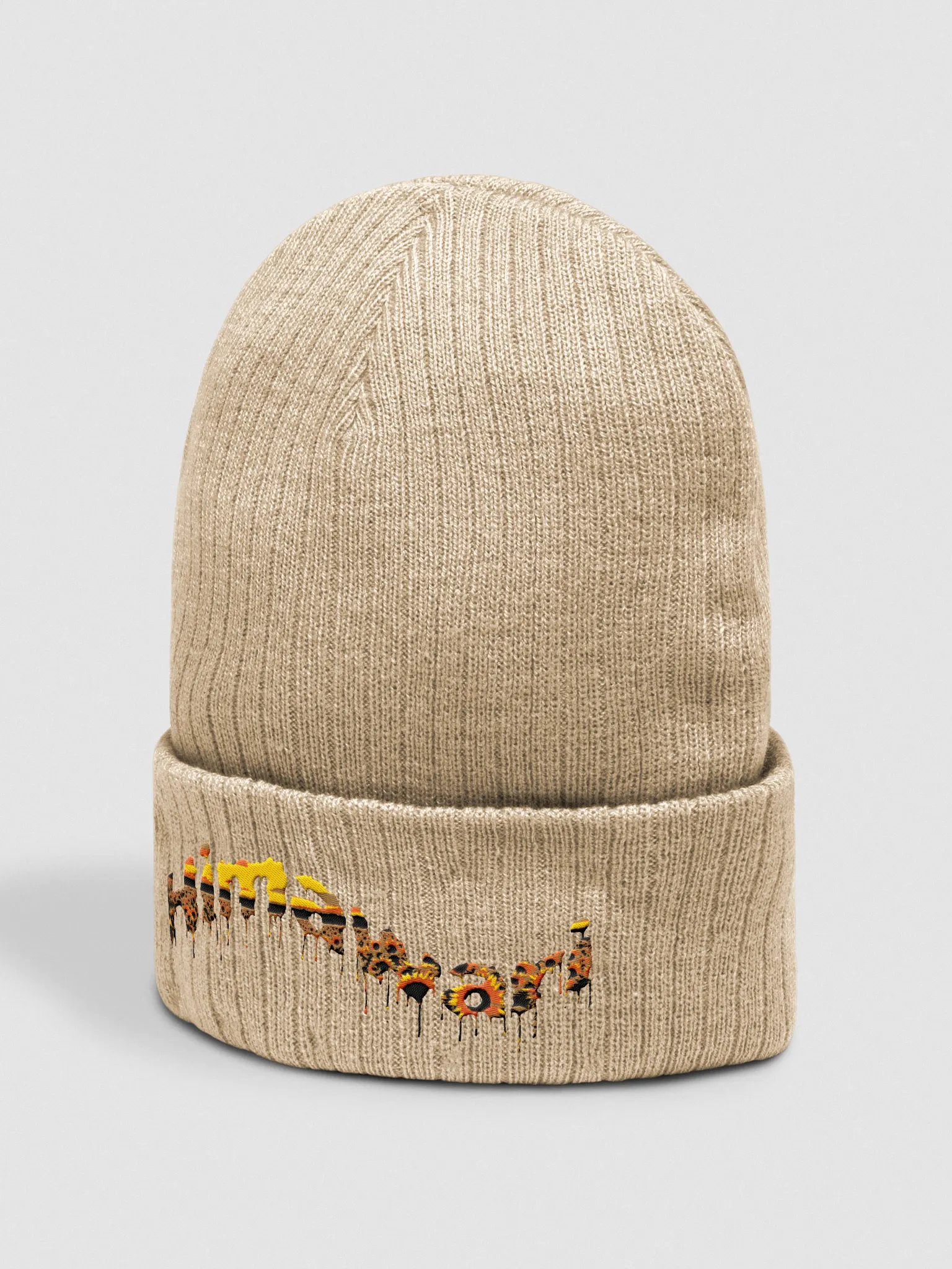 Sunflower Sunset Ribbed Beanie product image (3)