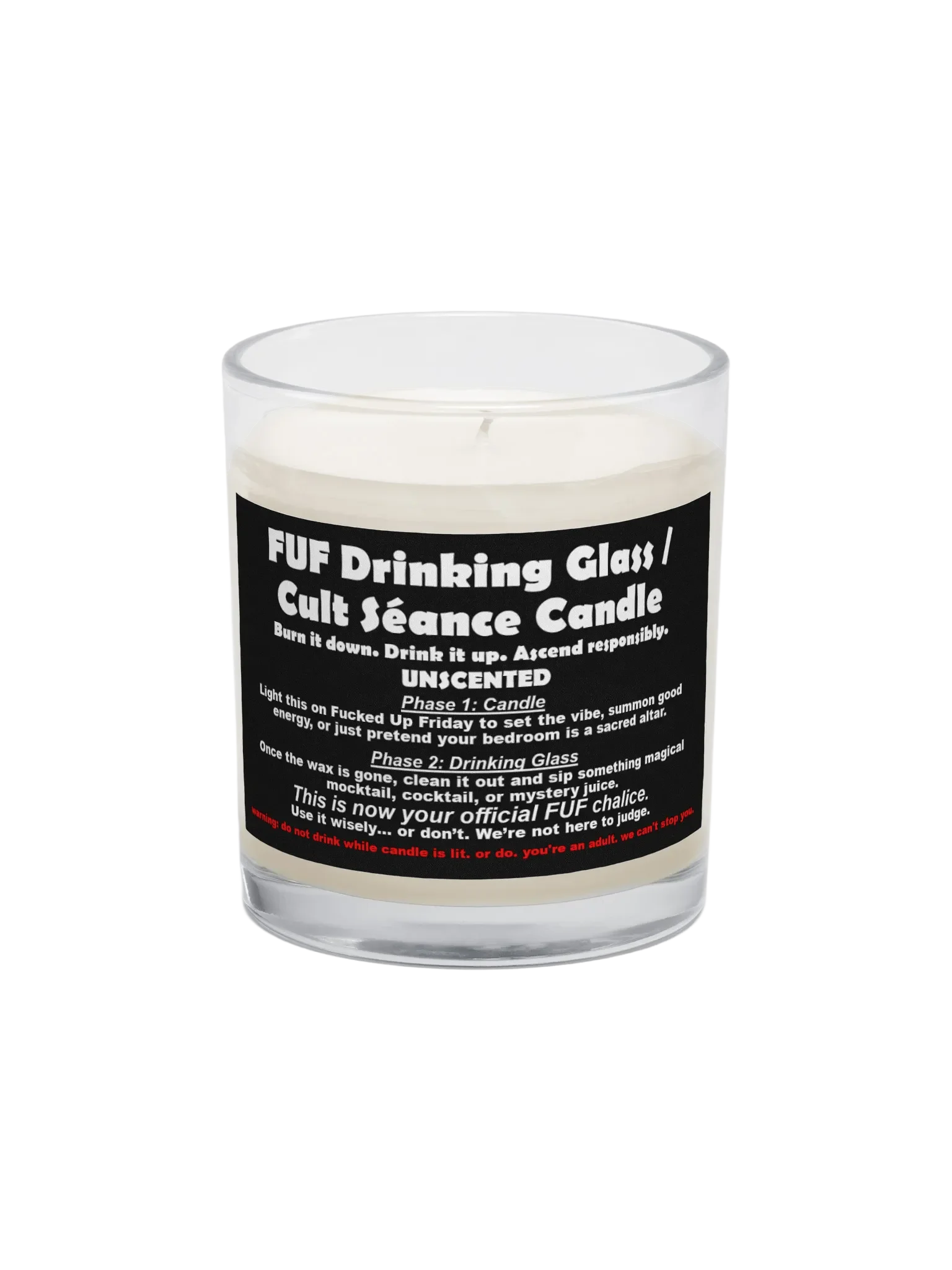 FUF Drinking Glass / Cult Séance Candle product image (1)