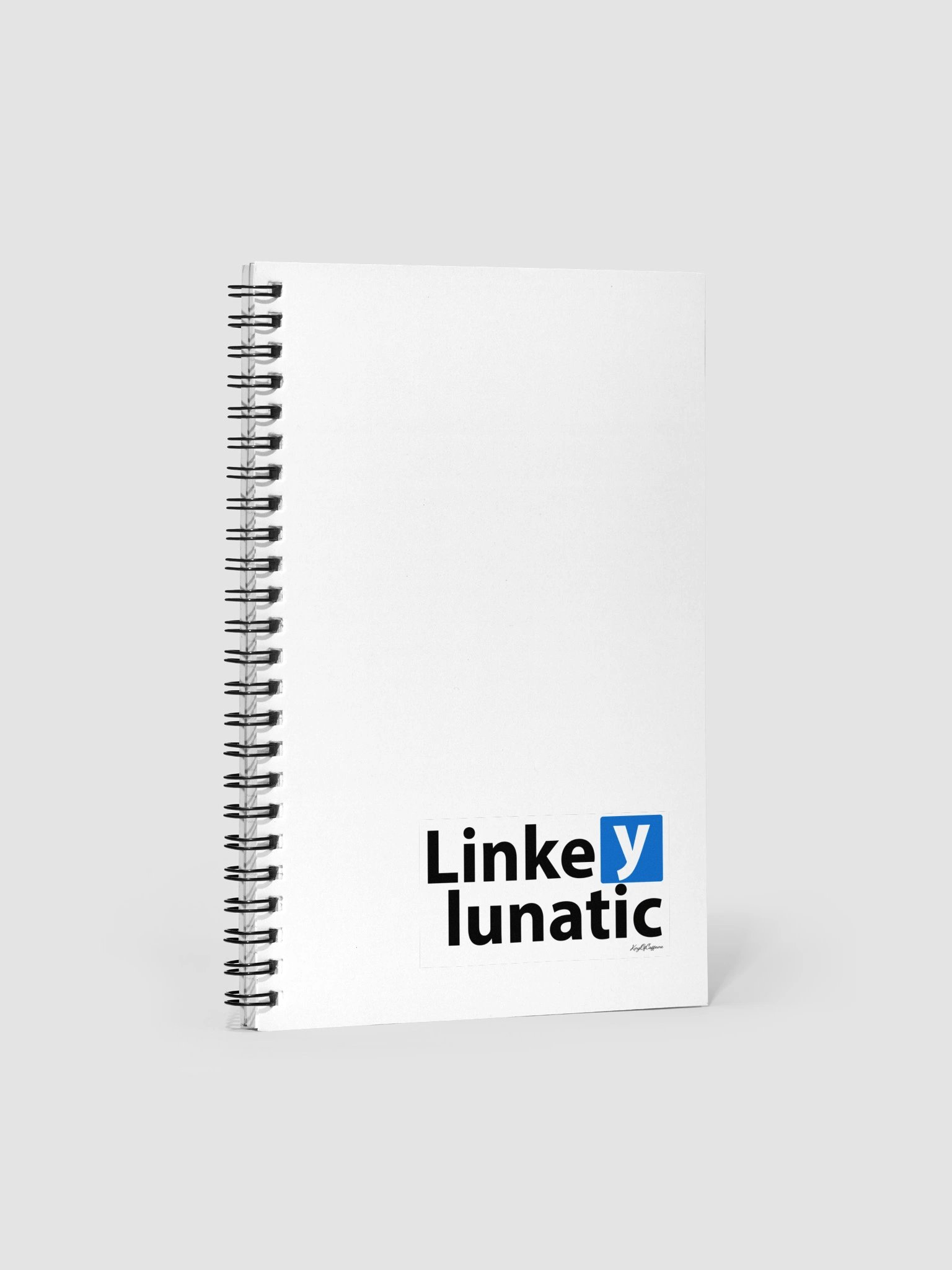 LinkedIn Lunatic Spiral Notebook product image (1)