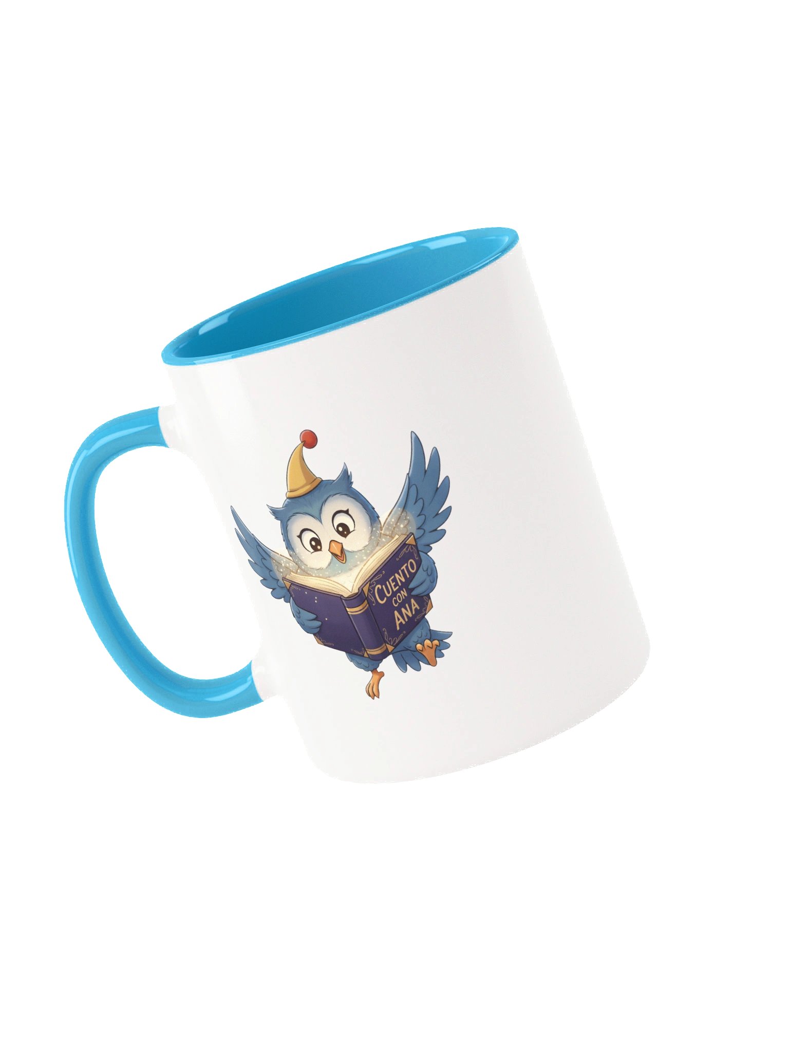 Whimsical Owl Reading Ceramic Mug product image (5)