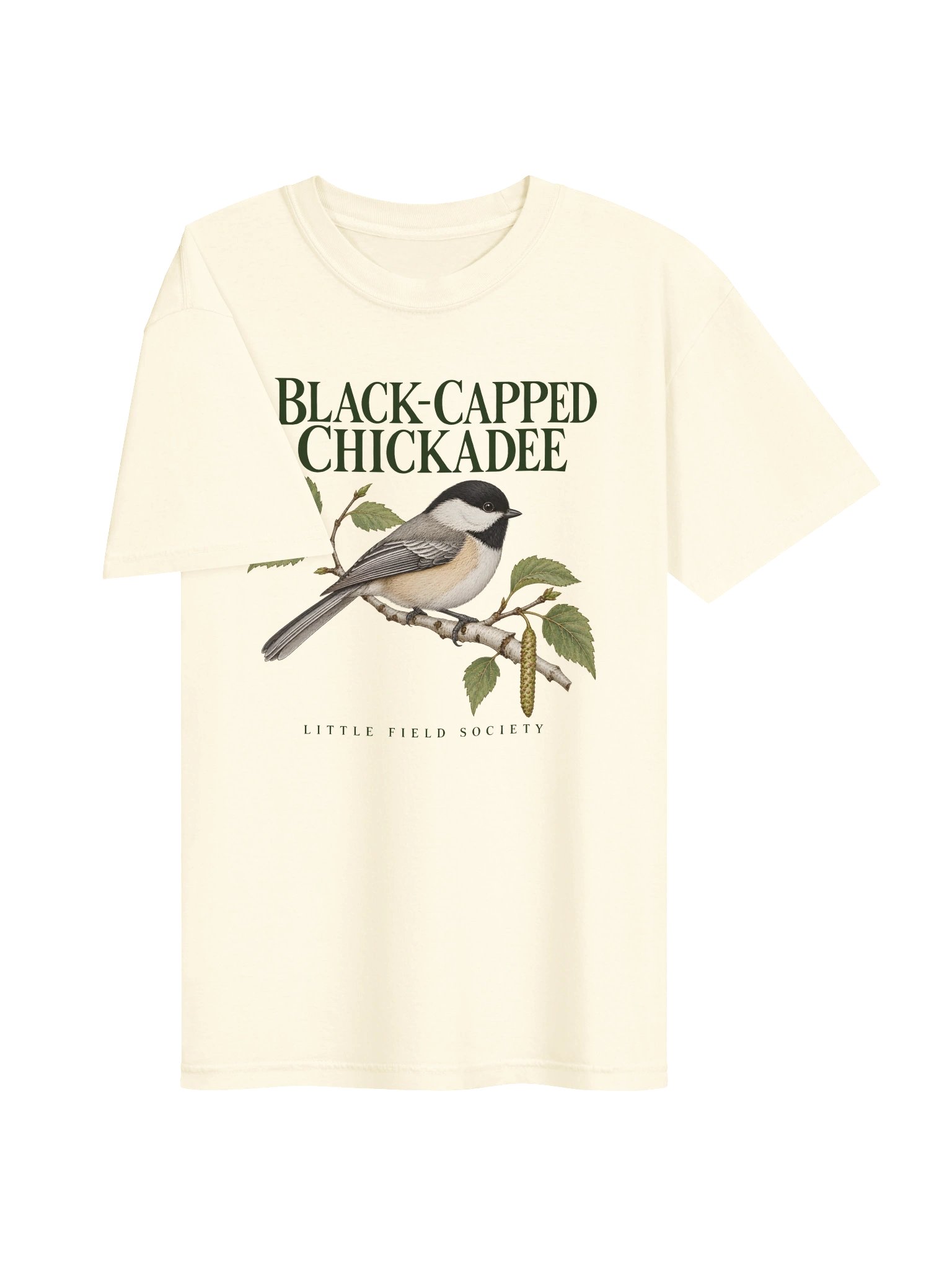 Black-Capped Chickadee — Birding T-Shirt product image (4)