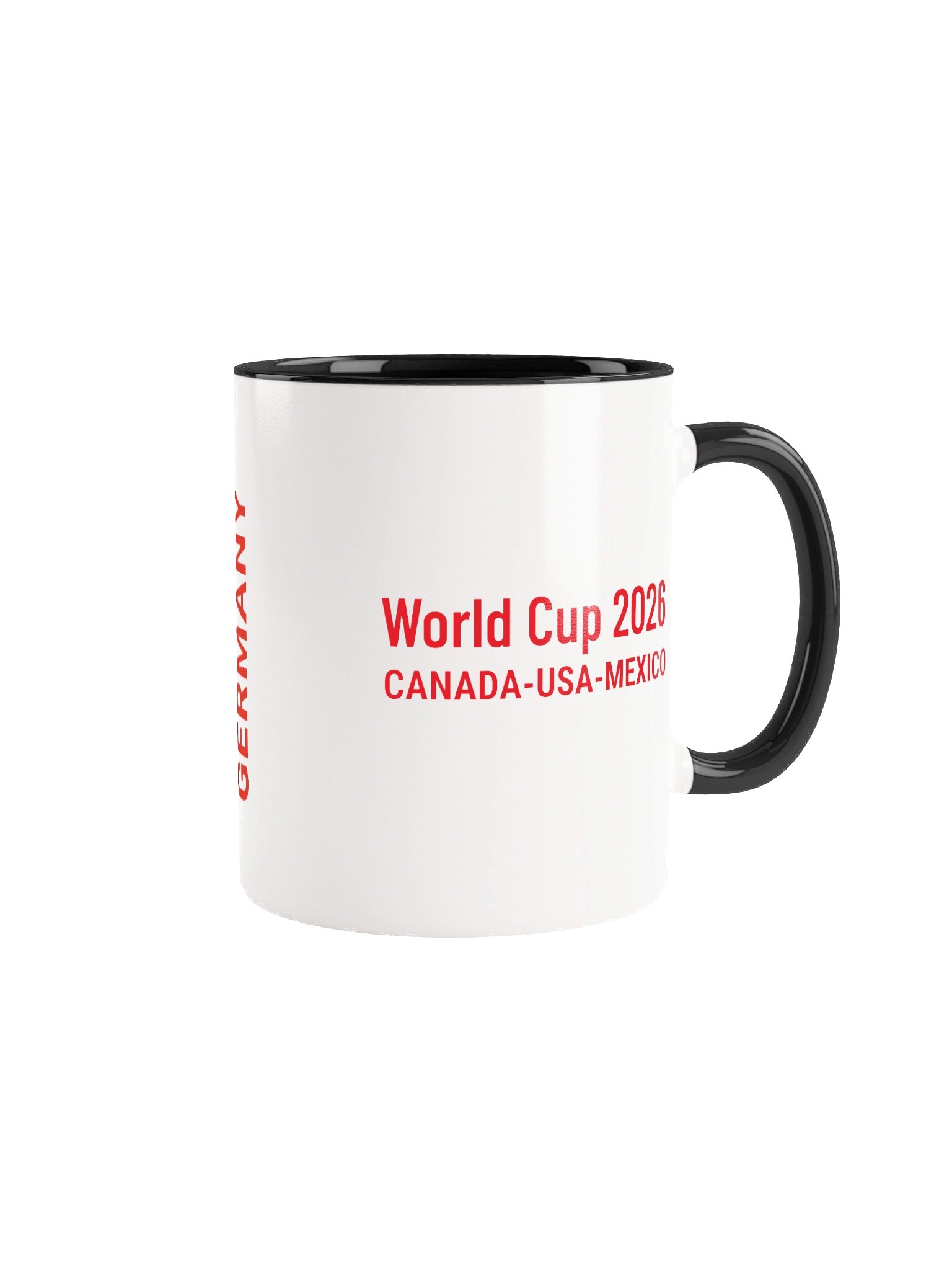 Germany 2026 World Cup Flag Mug - Germany Soccer Fan Coffee Cup - Premium Two-Tone Ceramic Mug product image (1)