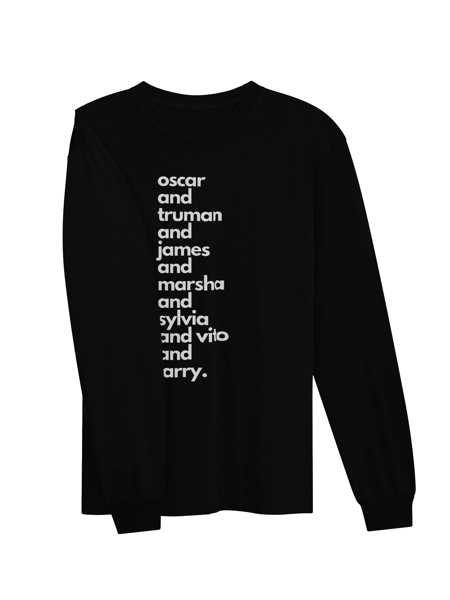 Queer Roll Call long sleeve tee product image (18)