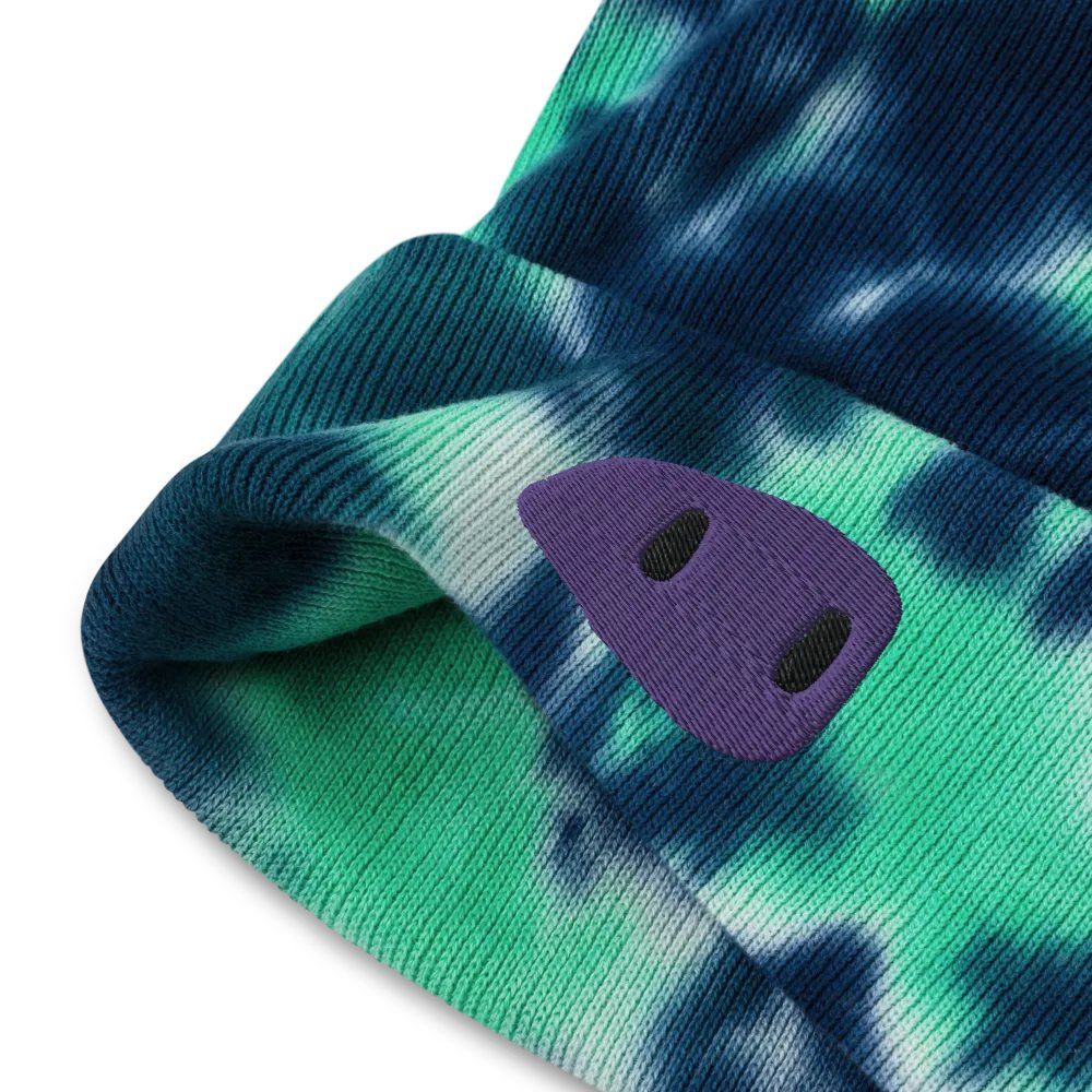 Embroidered Tie Dye Smile Beanie product image (2)