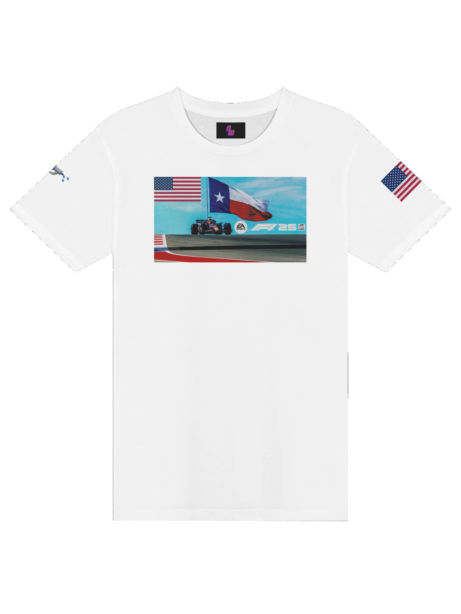 NyteWatch F1 25 Episode 19 United States GP (COTA) Unisex T-Shirt product image (1)