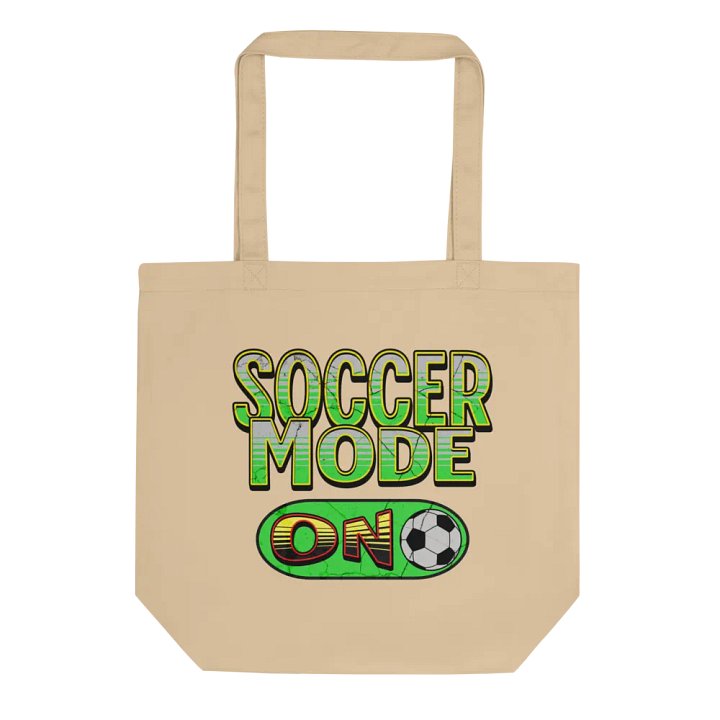 Soccer Mode On Eco Tote Bag product image (1)