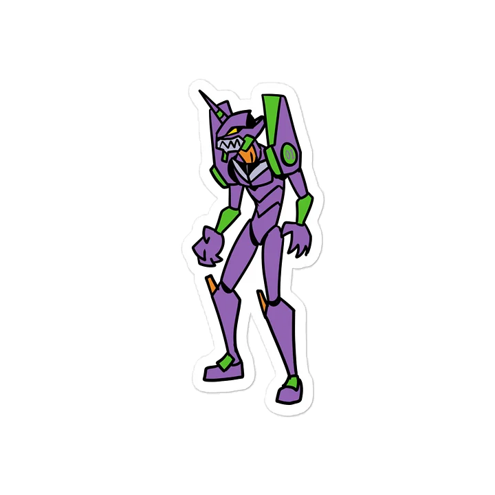 Giant Purple Robot Sticker product image (2)