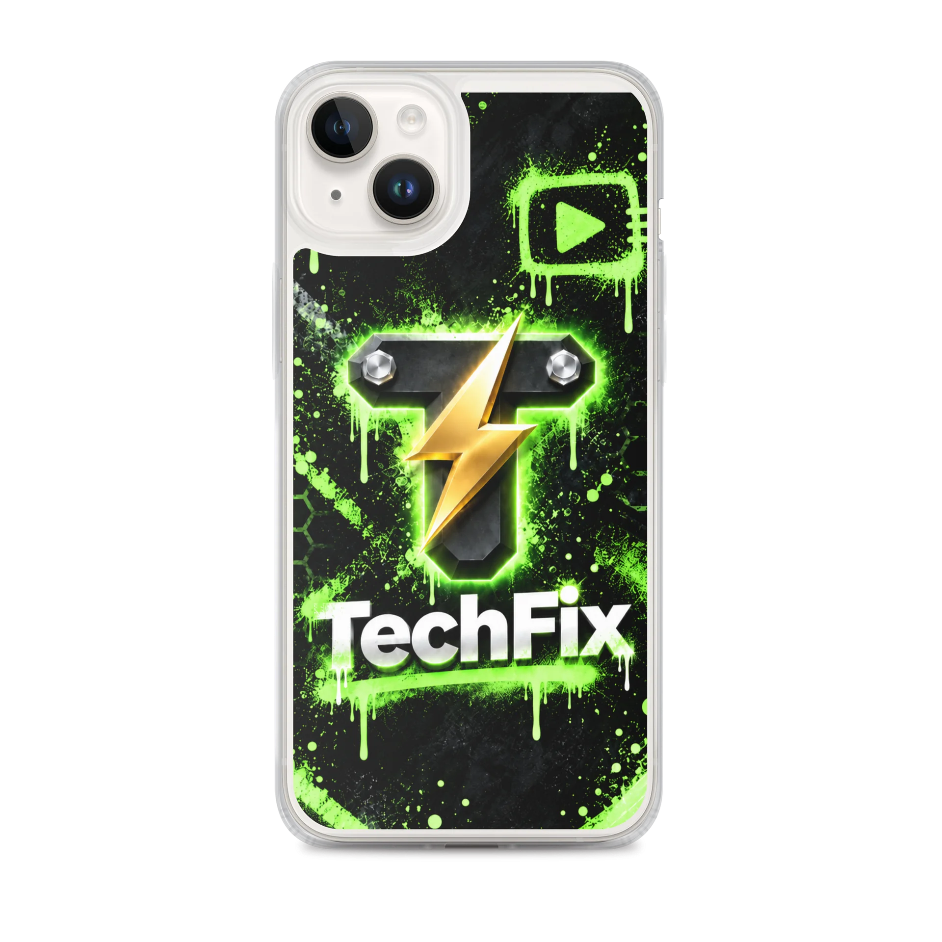 TechFix Neon Circuit iPhone Case product image (1)