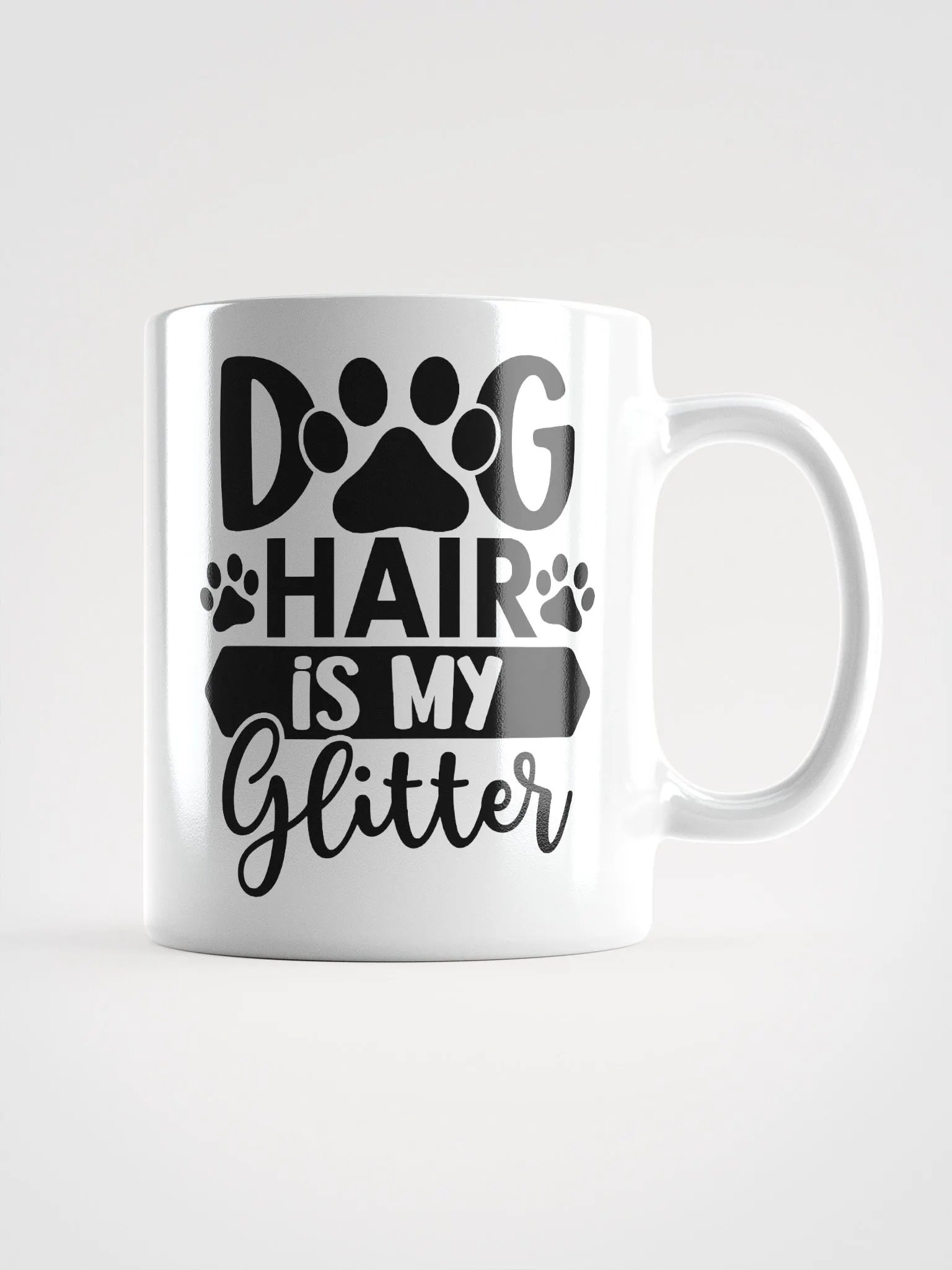 Dog Hair is My Glitter Glossy Mug product image (1)