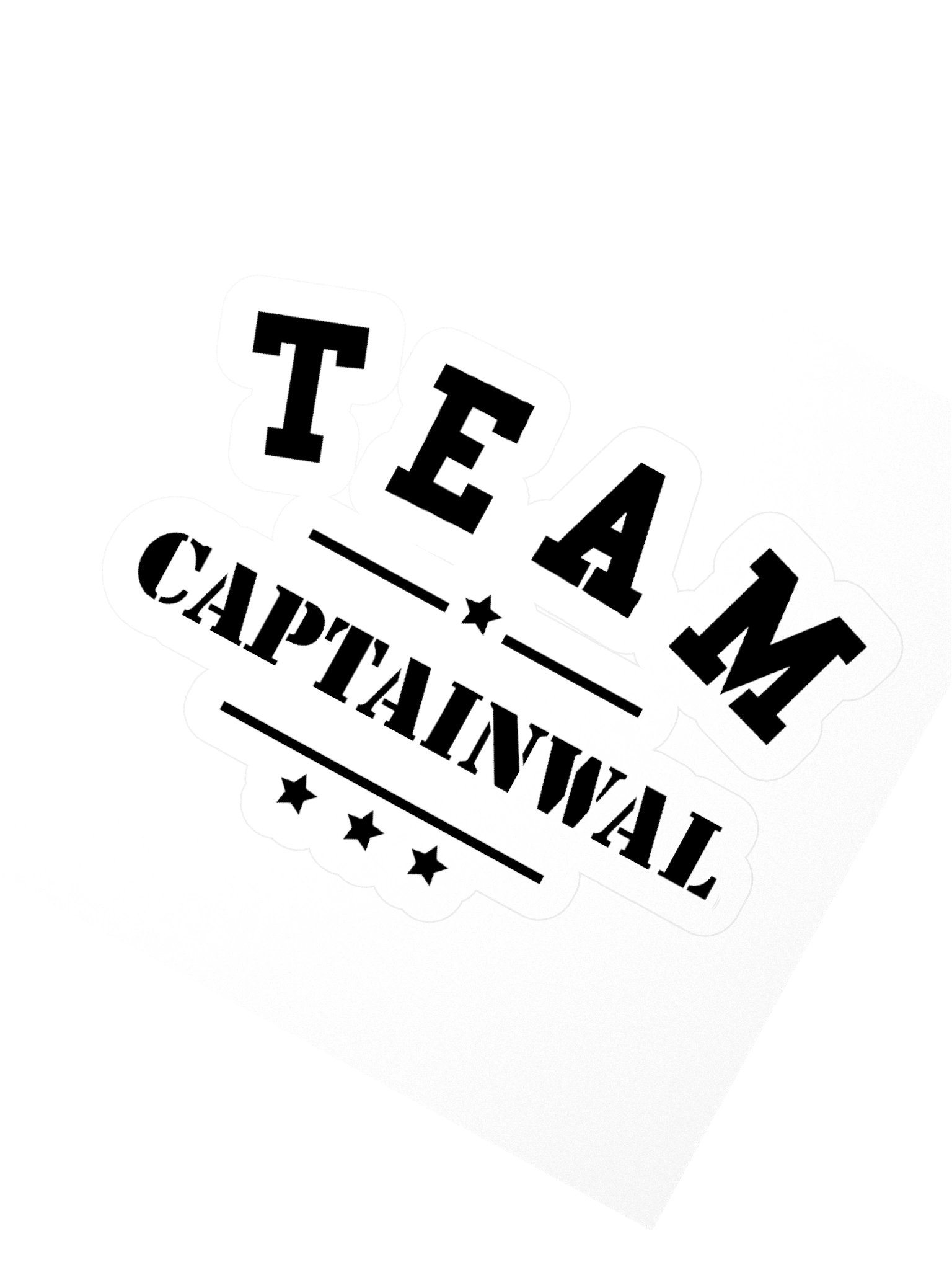 De Team Captainwal Stickers product image (4)