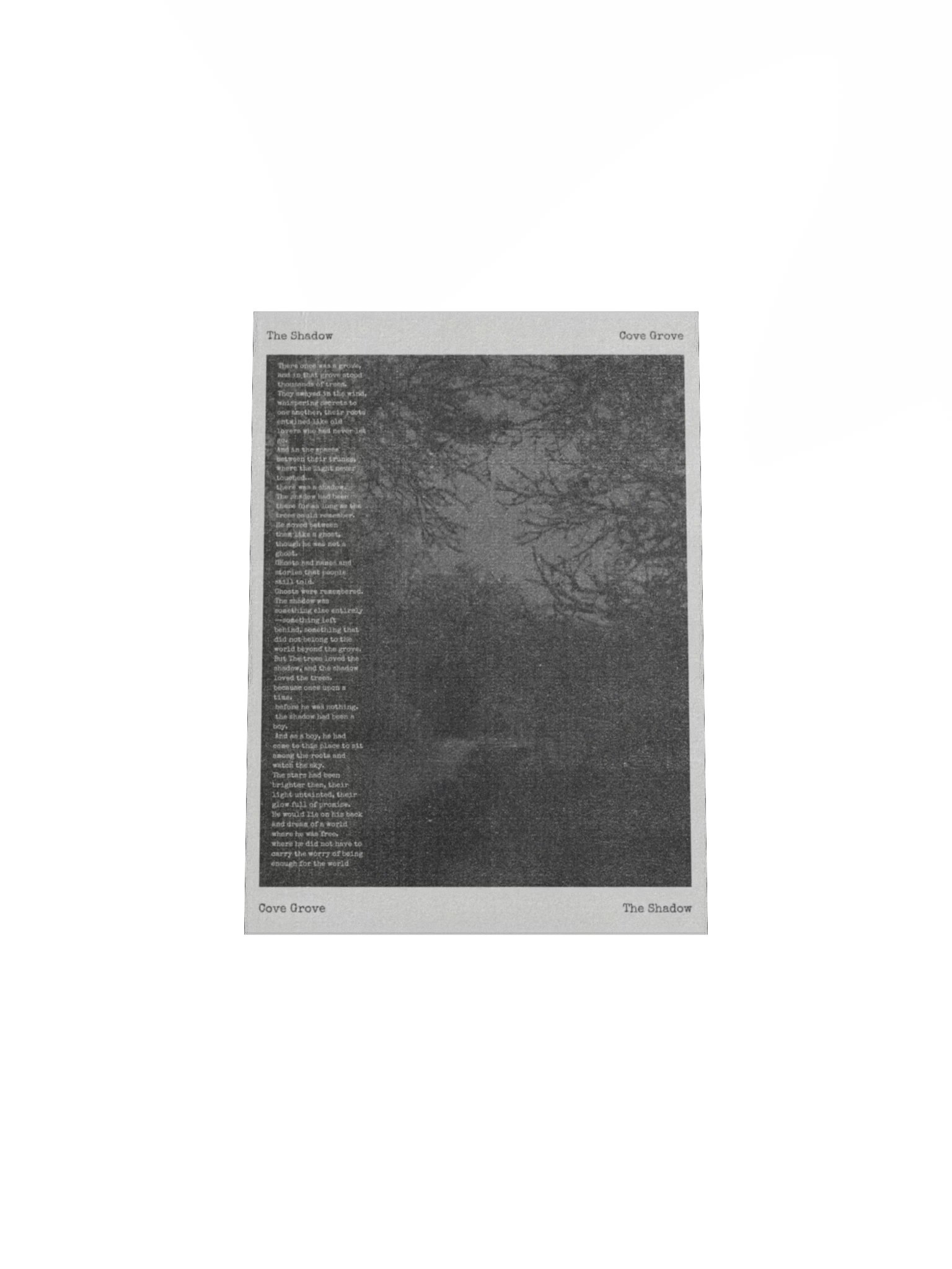 The Shadow story book script poster product image (12)
