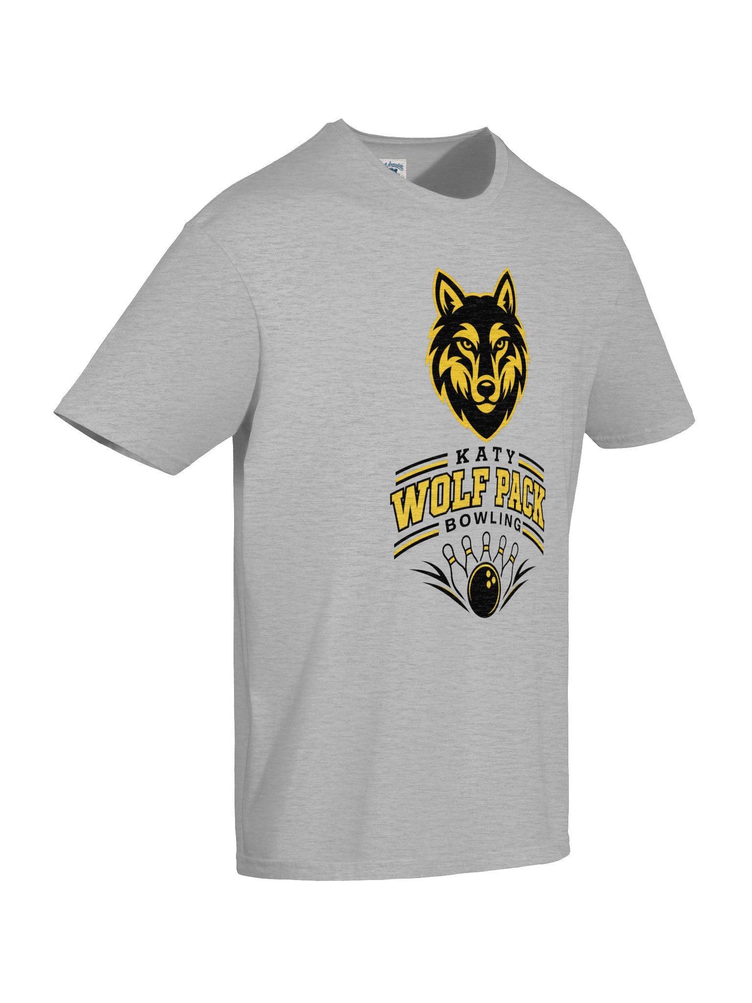 Katy Wolf Pack Bowling Tee (White or Grey) product image (2)