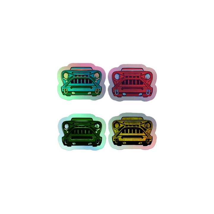 Holographic Jeep Stickers product image (1)