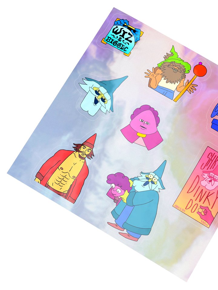 Wiz and Biggle Arc 1 Stickers product image (2)