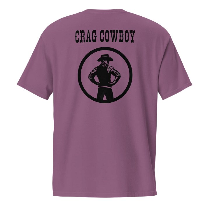 Crag Cowboy (front and back) - Pocket Tee [Unisex Sizing] product image (3)