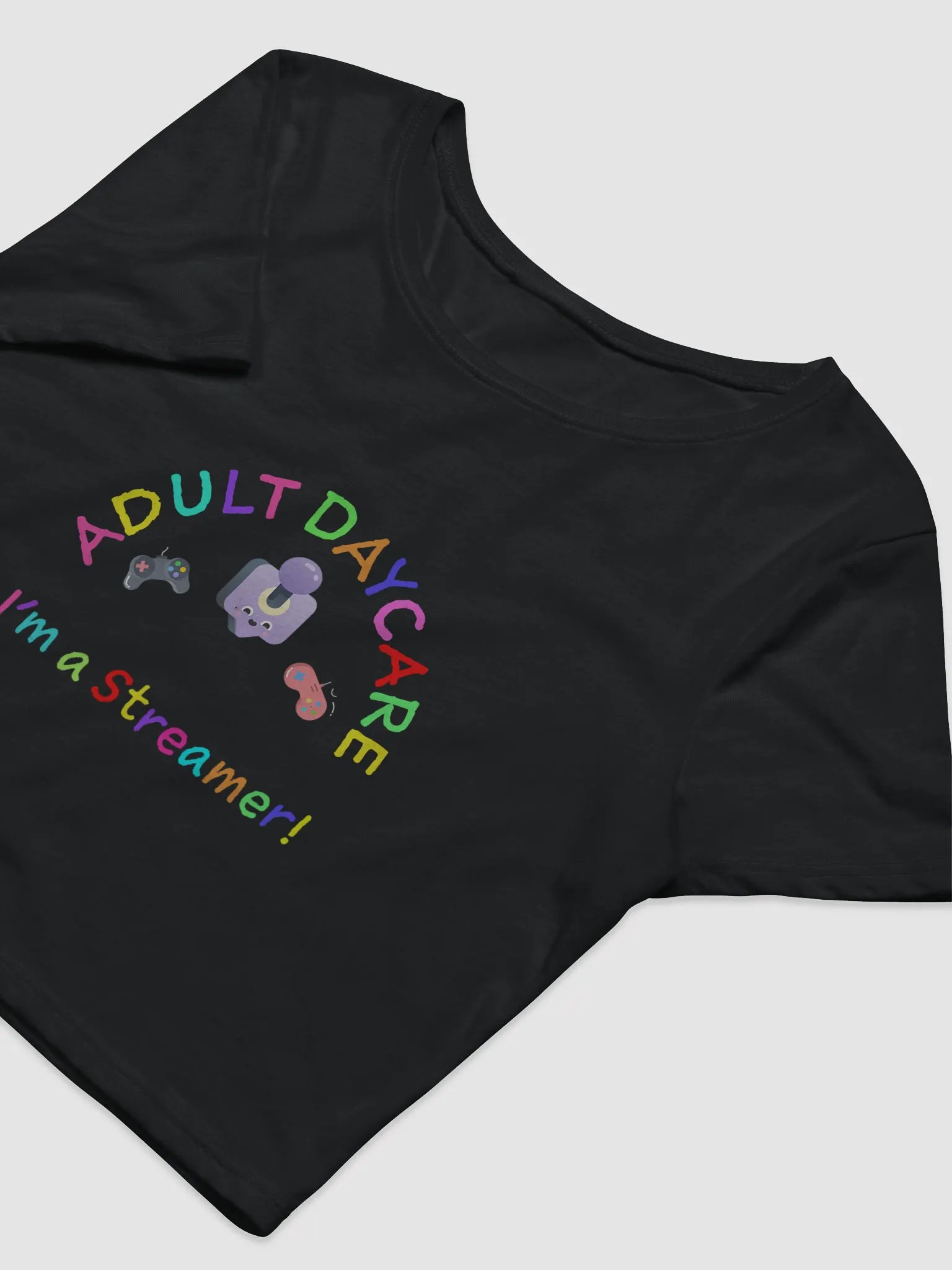 Adult Daycare Women's Crop Tee product image (5)