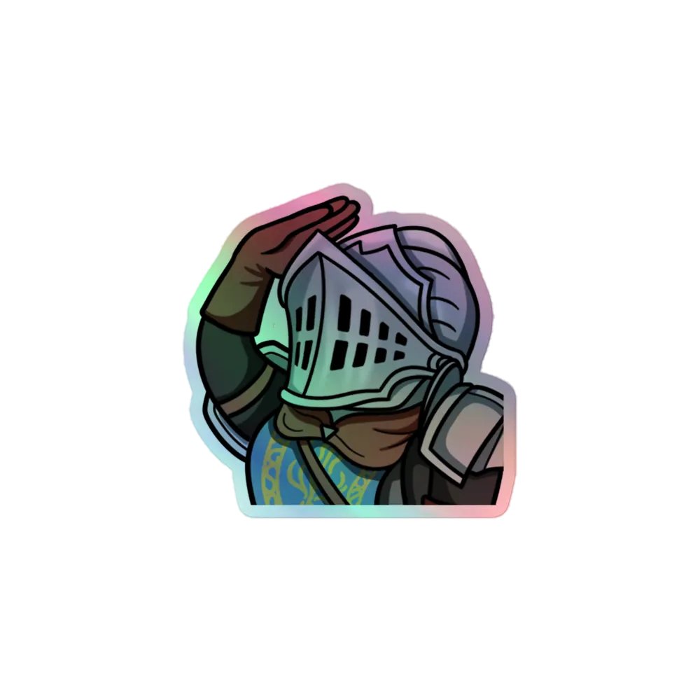 Salute Holo Sticker product image (1)