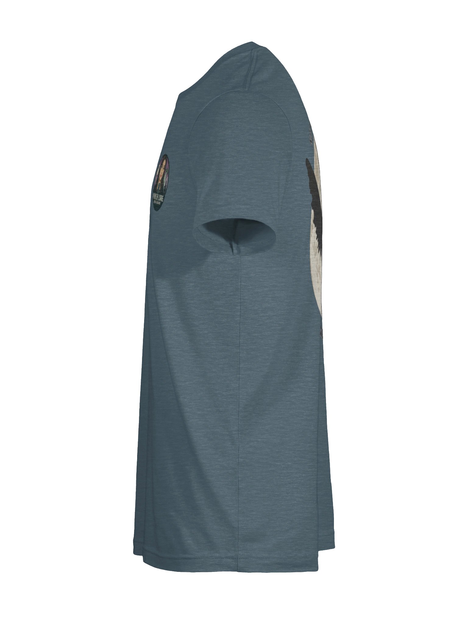 MOTHMAN LURKER W/ FRONT LOGO SUPER SOFT T-SHIRT (HEATHERED COLORS PT.1) product image (11)