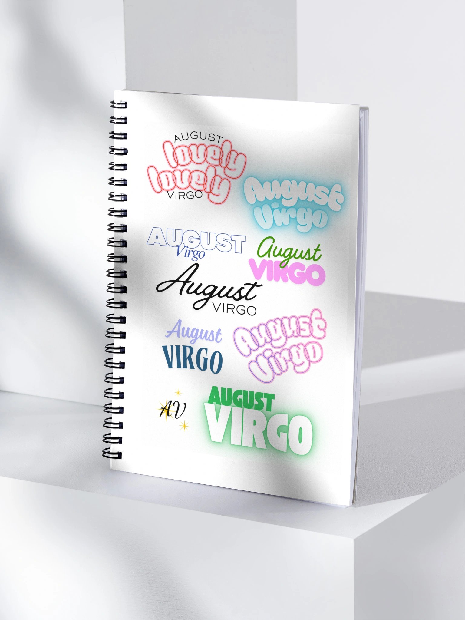 LOVELY AUGUST VIRGO Note Book product image (4)
