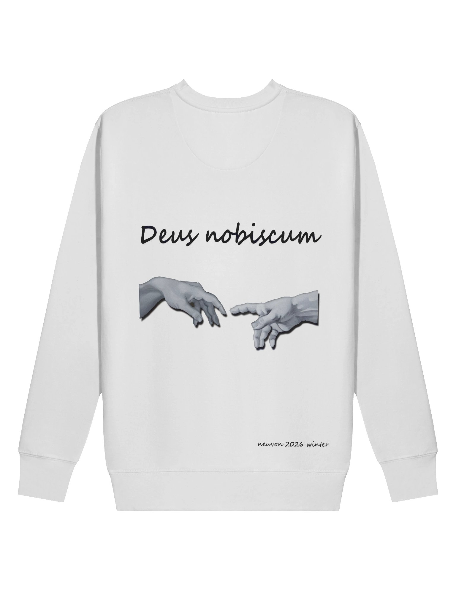 (W) Deus Nobiscum Premium Sweatshirt – Winter 2026 product image (5)