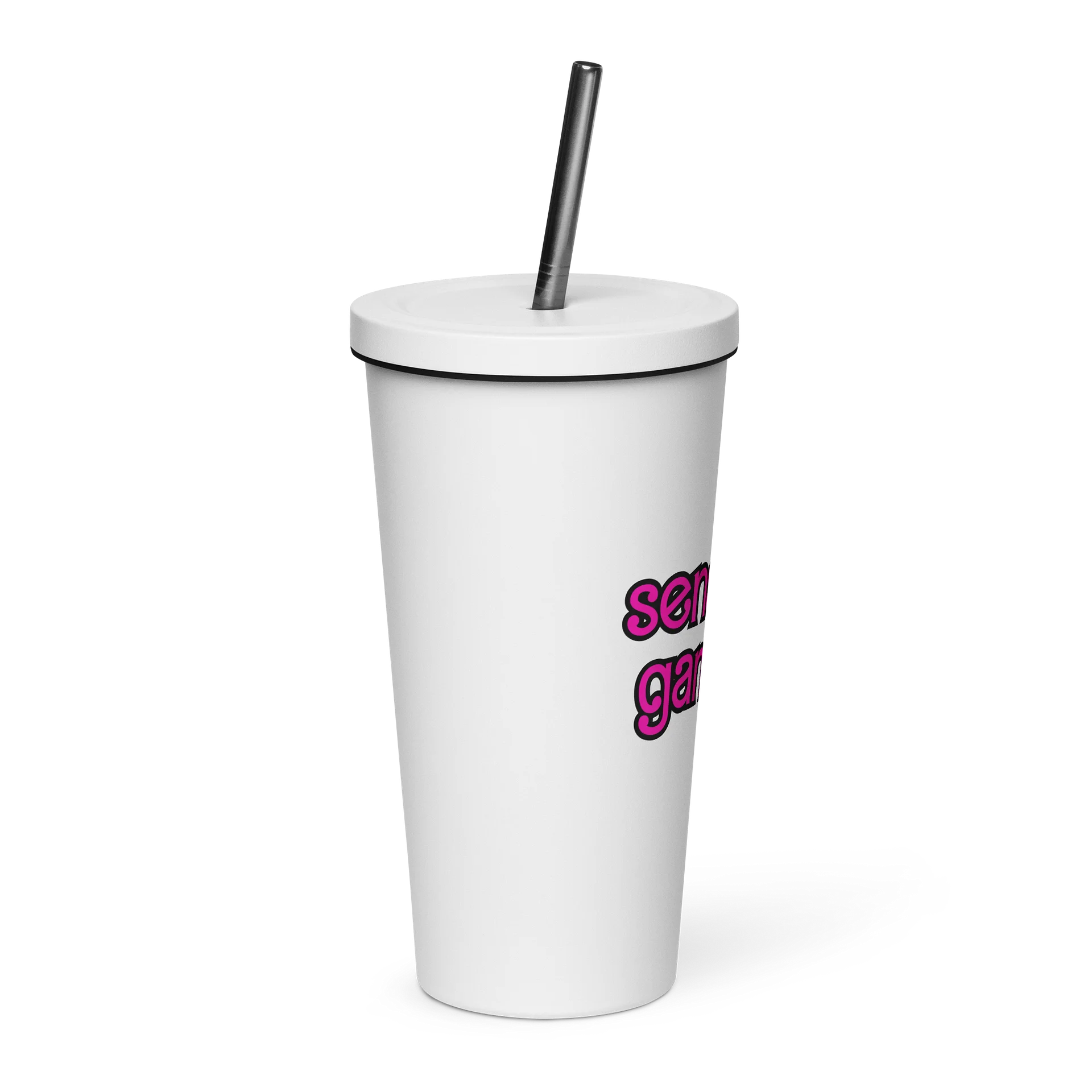 Sensitive Gangsta White Tumbler product image (4)