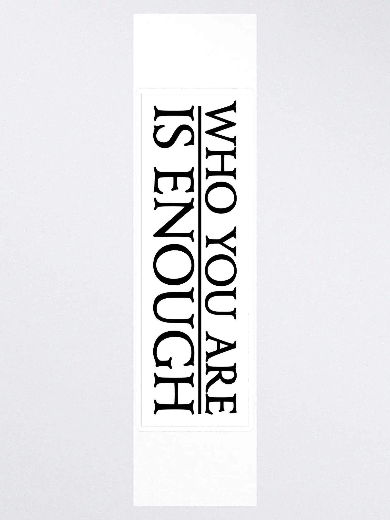 Elven Heartbound Sticker ~ "WHO YOU ARE IS ENOUGH" product image (3)