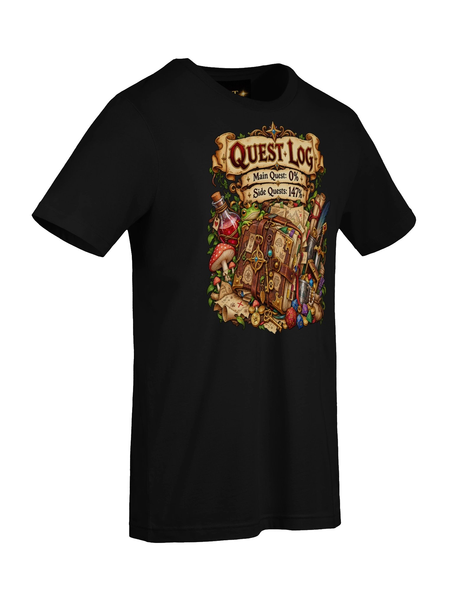 Quest Log Adventure RPG Tee product image (74)