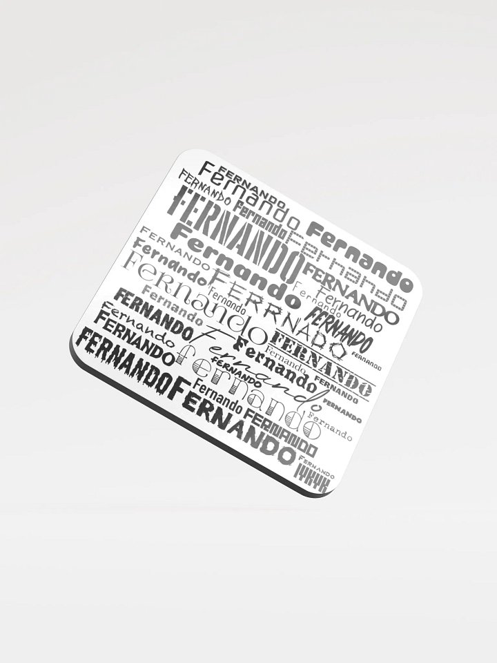 IYKYK Ferrnado (Black/ White) Coaster product image (1)