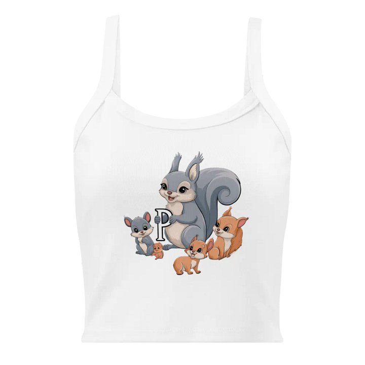 Cheerful Squirrel Party Tank Top product image (1)