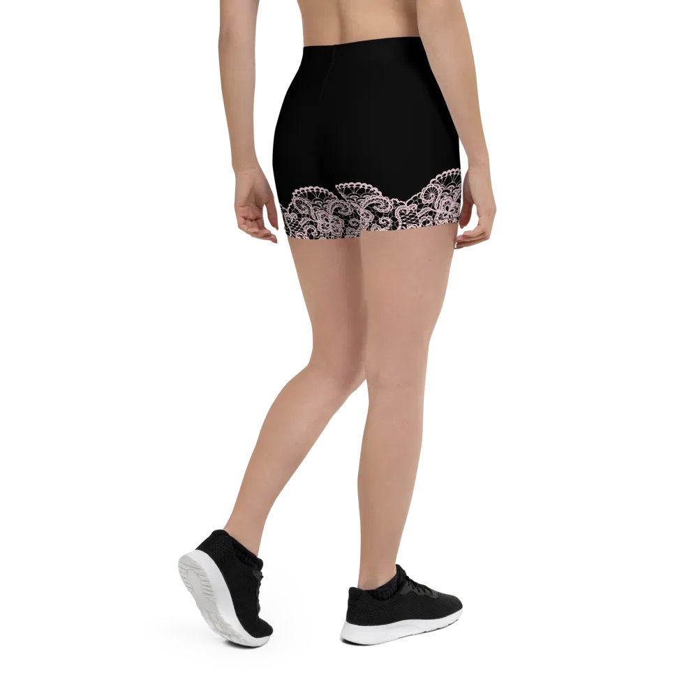 Lace Pink Premium Sportwear Shorts product image (10)