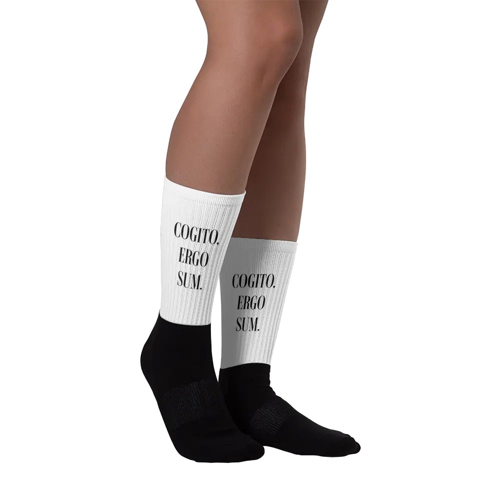 Cogito, Ergo Sum Socks product image (3)