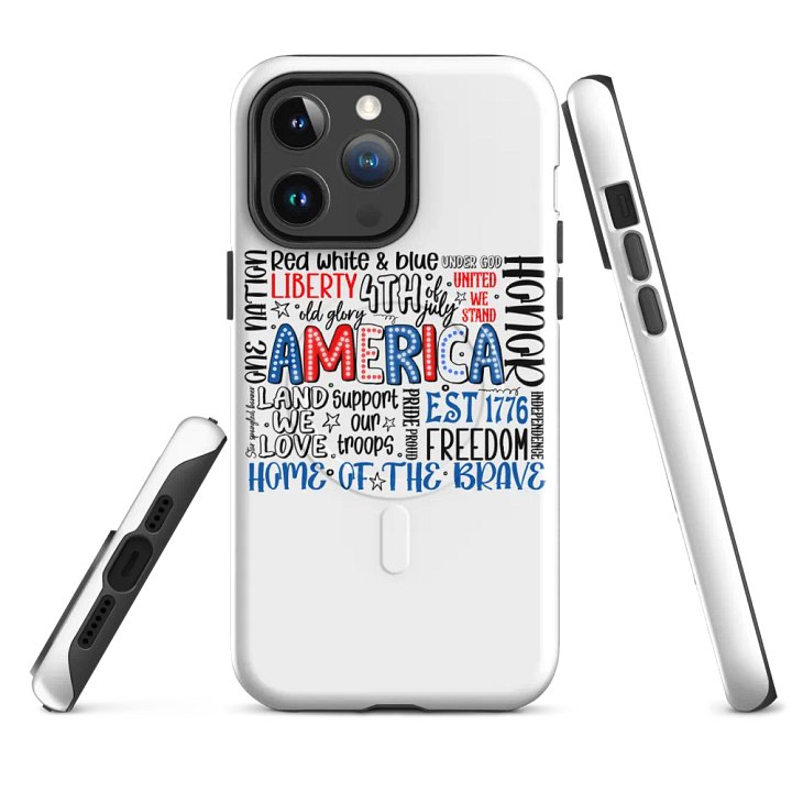 Liberty Dotted America MagSafe® Tough Case product image (4)