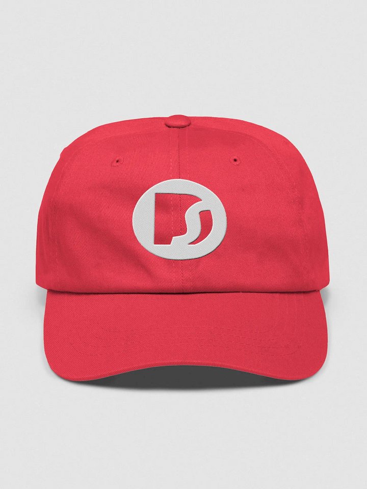 DS OG Logo Dad Cap White/Cranberry product image (1)