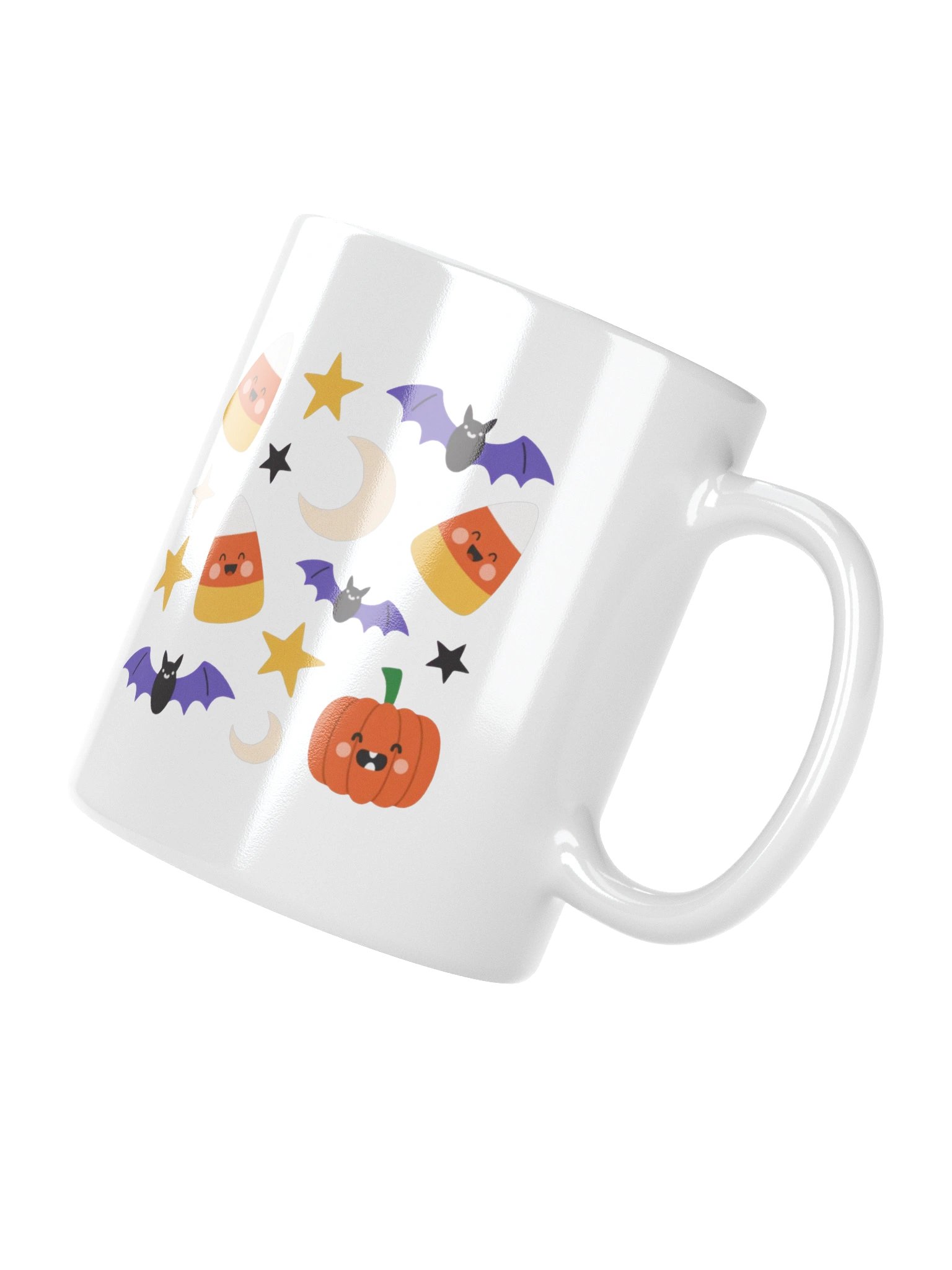 Candy Corn and Bats Pattern Coffee Mug product image (10)