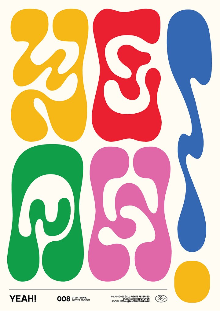 "YEAH!" Print Poster (Unframe) product image (1)