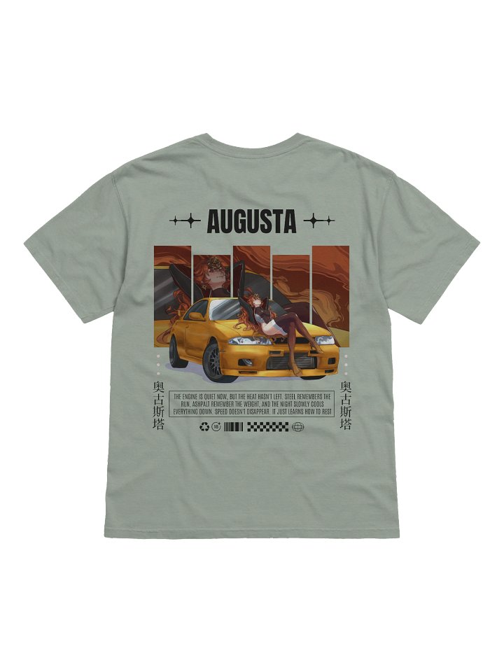 Augusta JDM T-Shirt (Light Colors) | WuWa Anime Streetwear product image (2)