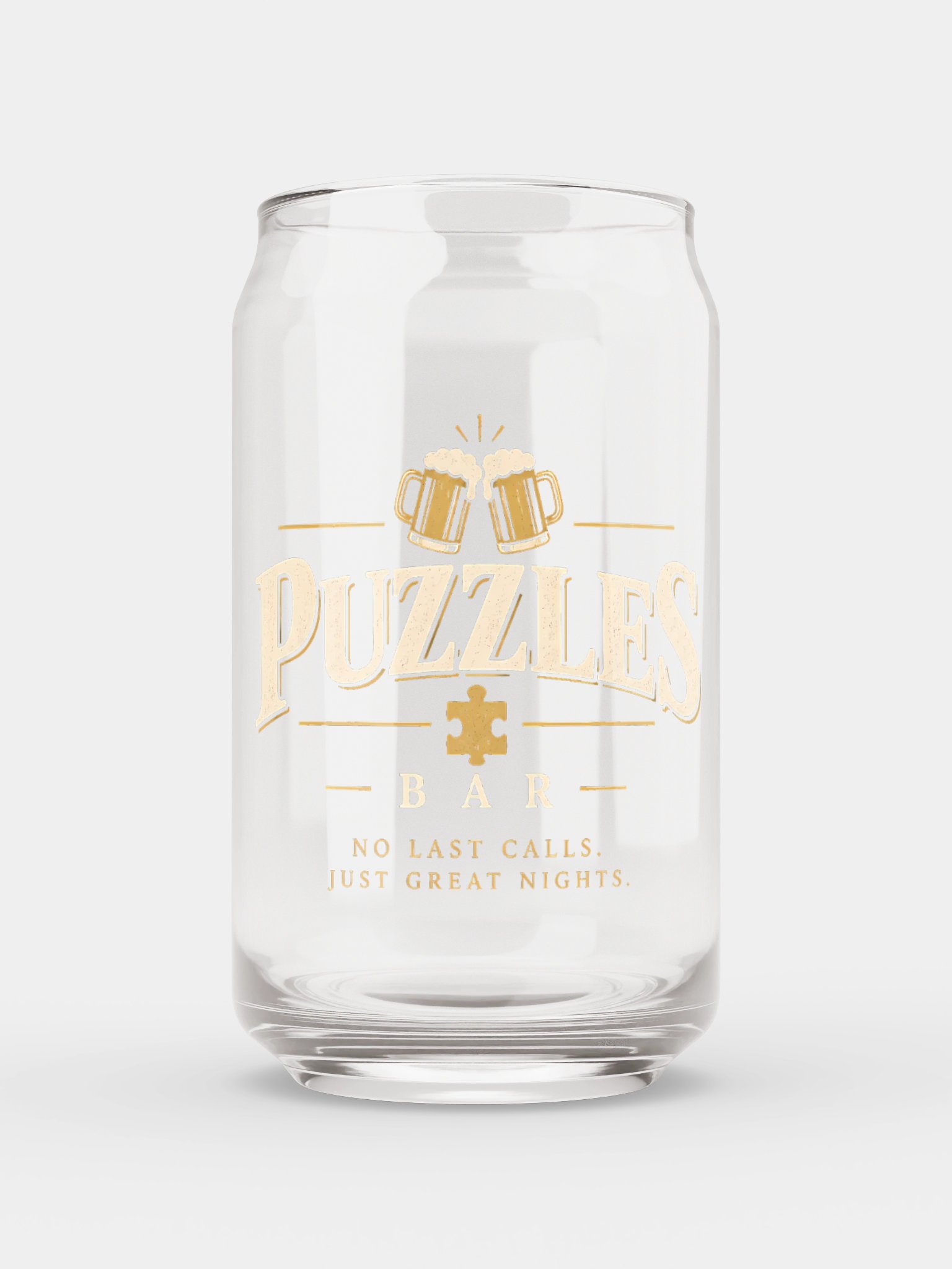 Puzzles Bar Beer Glass product image (3)