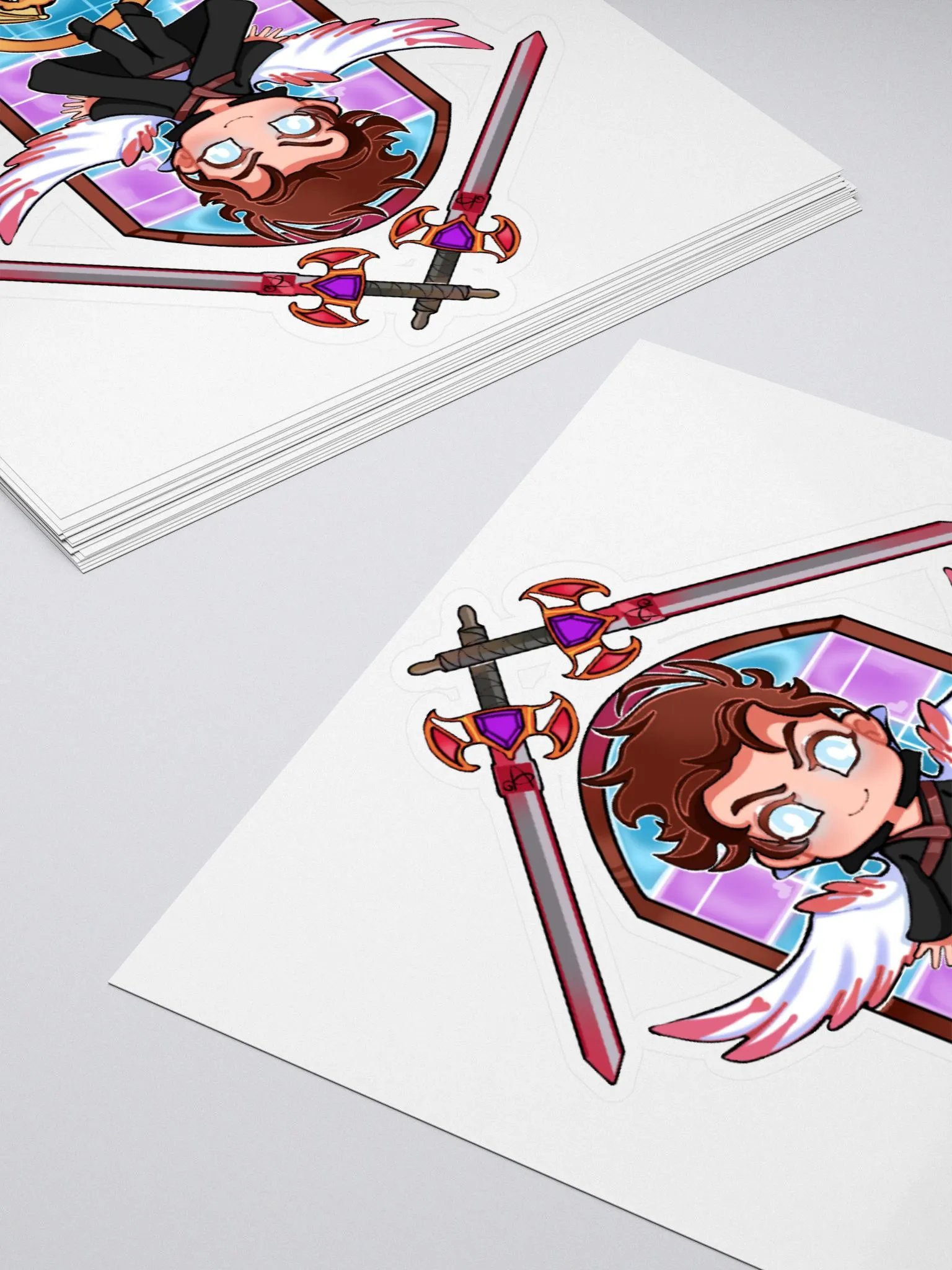 The Adorable Warrior Duo Sticker product image (11)