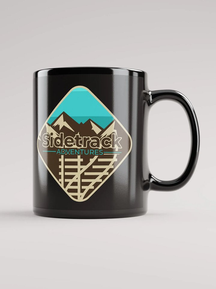 Sidetrack Adventures Logo Black Mug product image (1)