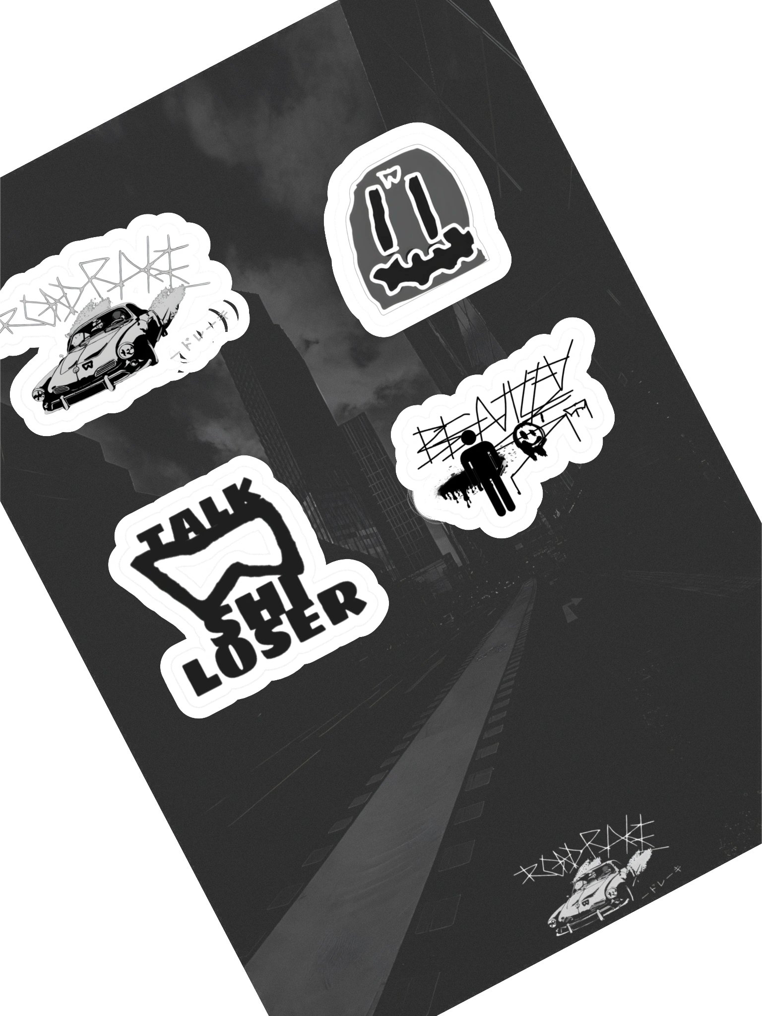 ROAD RAKE OFFICAL STICKER SHEET product image (1)