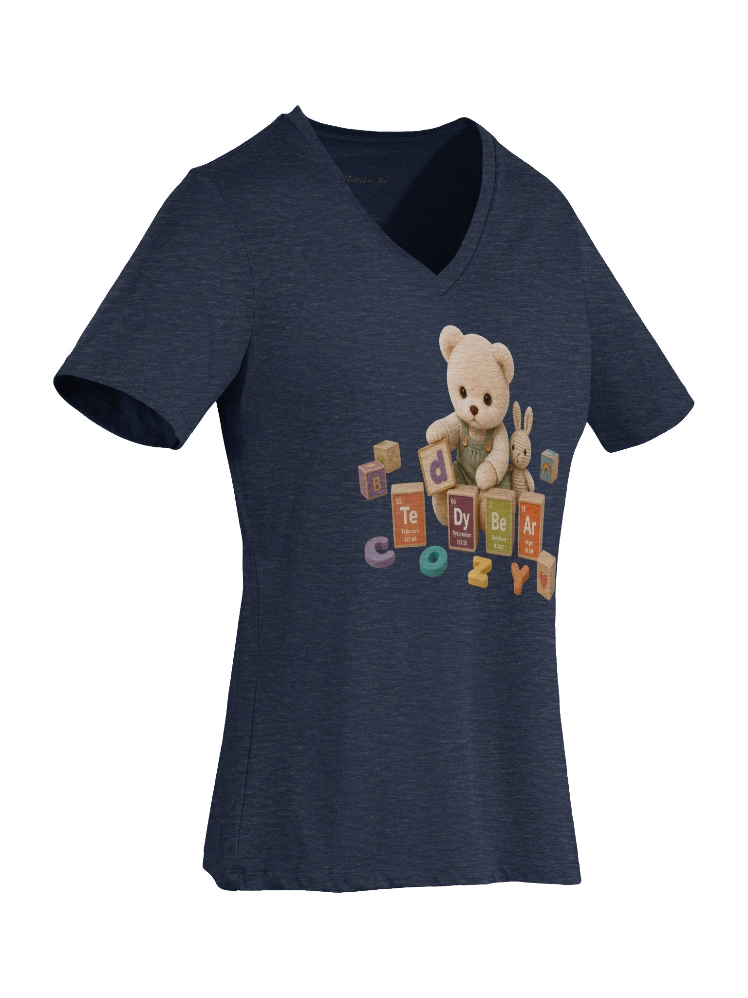 Periodic Table of Cozy™ Women’s Relaxed V-Neck T-Shirt product image (27)