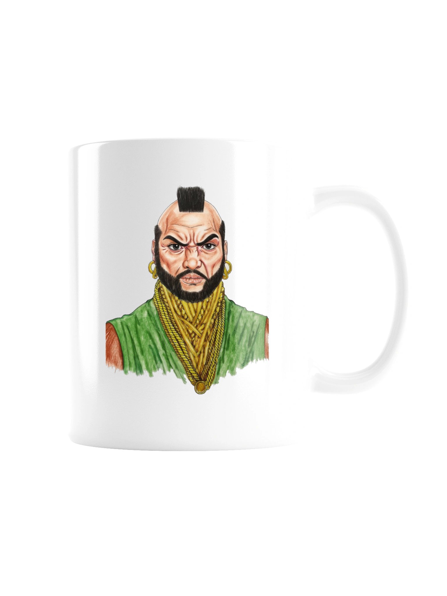 Gold Chains & Attitude — Character Portrait Mug product image (8)
