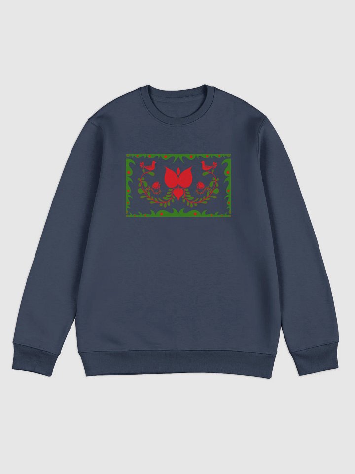 Deep Blues Hungarian Floral Harmony Eco Sweatshirt product image (1)