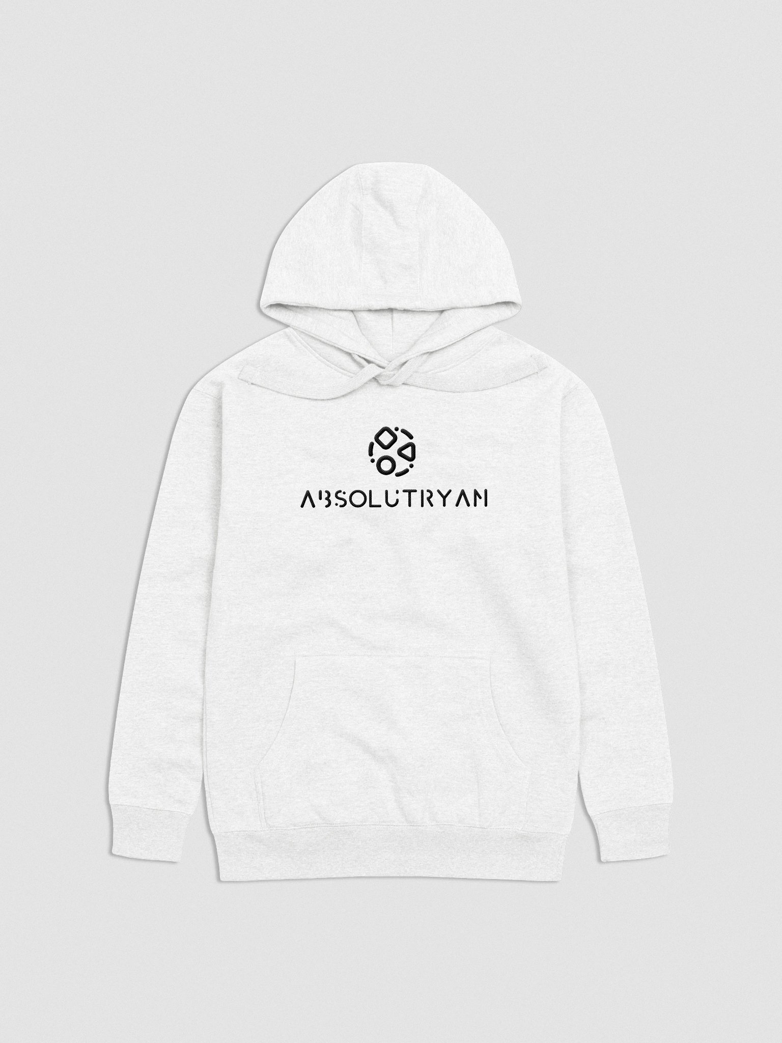 AbsolutRyan Neutrals Hoodie (Black Logo) product image (1)