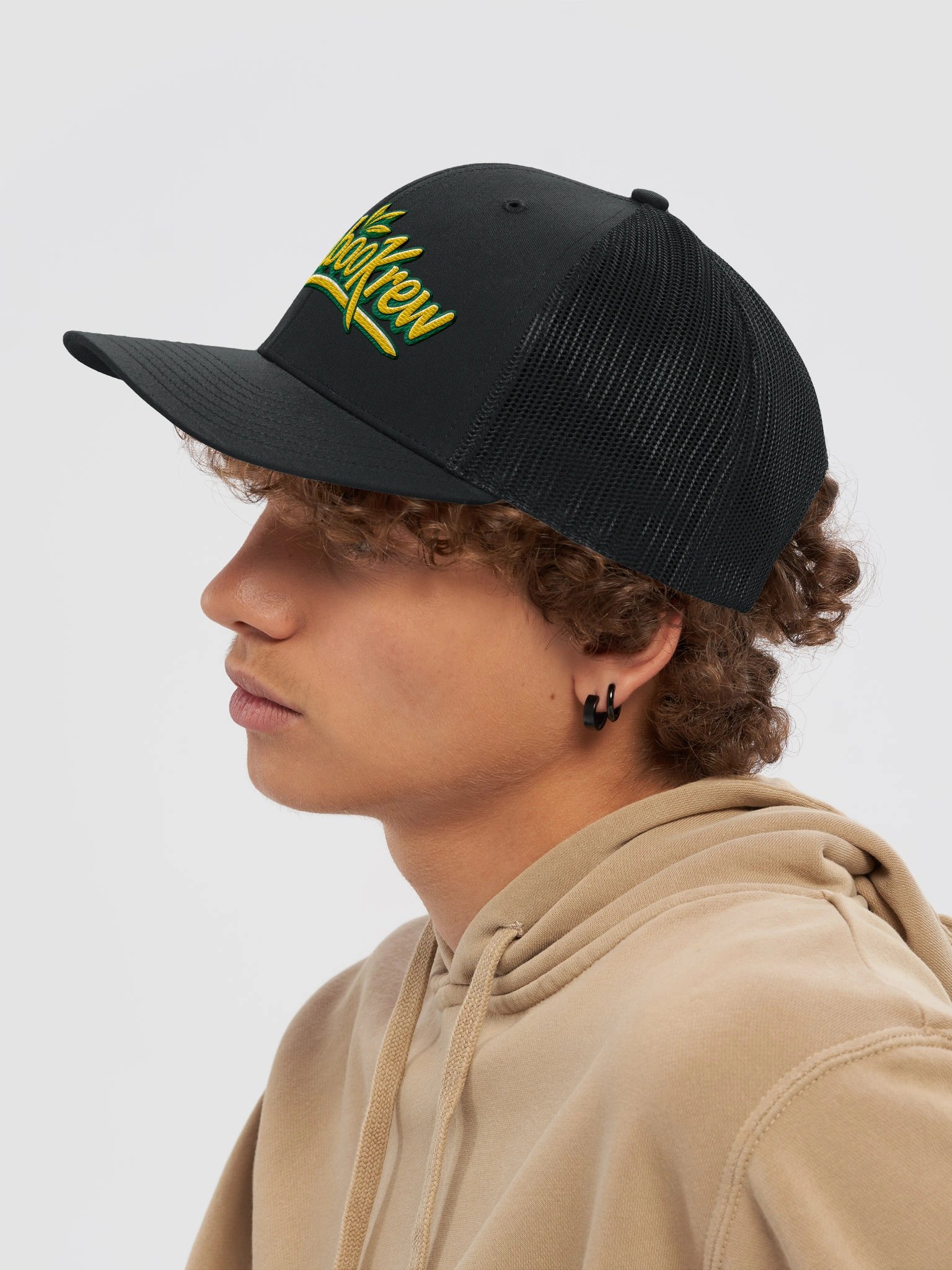 Bamboo Krew Leaf Trucker Hat product image (13)