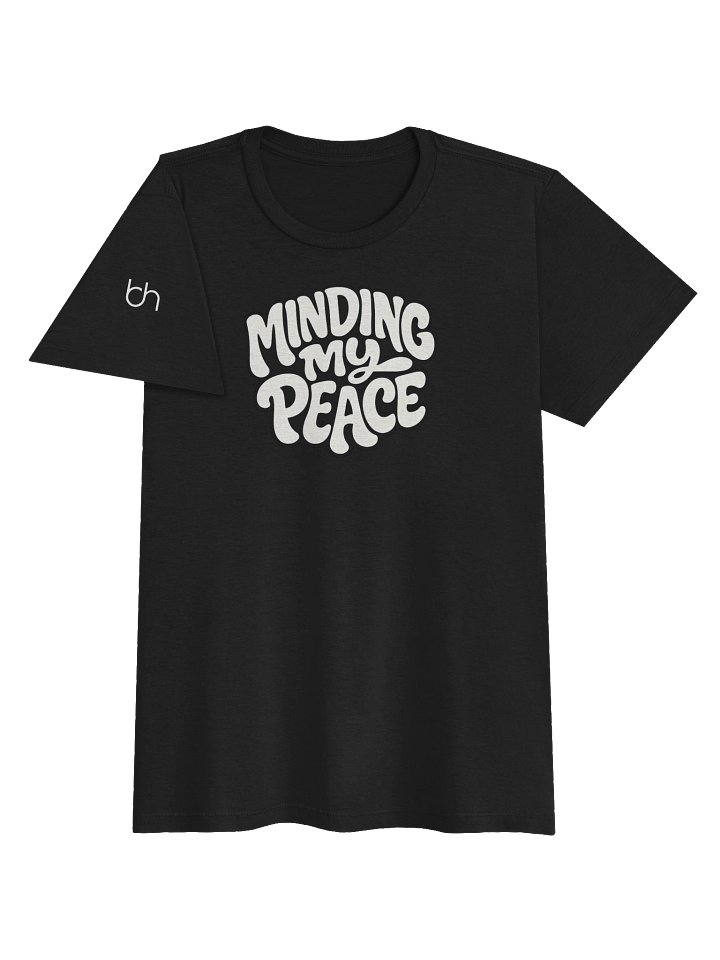 Minding My Peace Tee™ | Woman's Fitted Front Graphic product image (2)