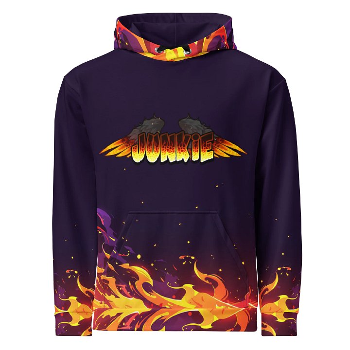 “Inferno Flow” – Junkie Project Hoodie product image (1)